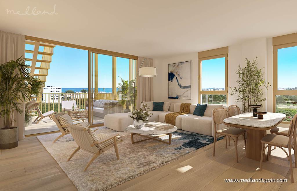 Dzīvoklis Denia, Alicante, Spānijā 3 istabas, 97 m2 Nr. 104974