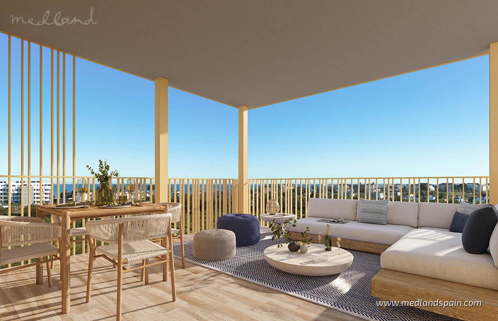 Dzīvoklis Denia, Alicante, Spānijā 3 istabas, 97 m2 Nr. 104974