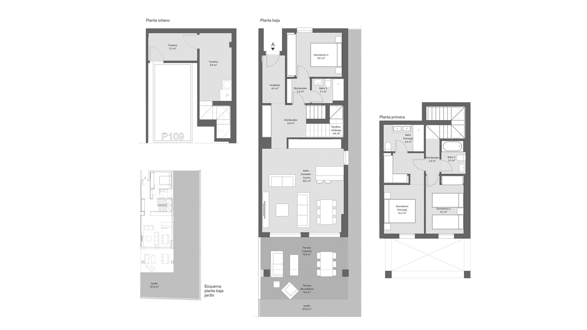 Paritalo Symphony Suites II, Cancelada, Malaga, Espanja 3 makuuhuonetta, 94 m2 No. 93757