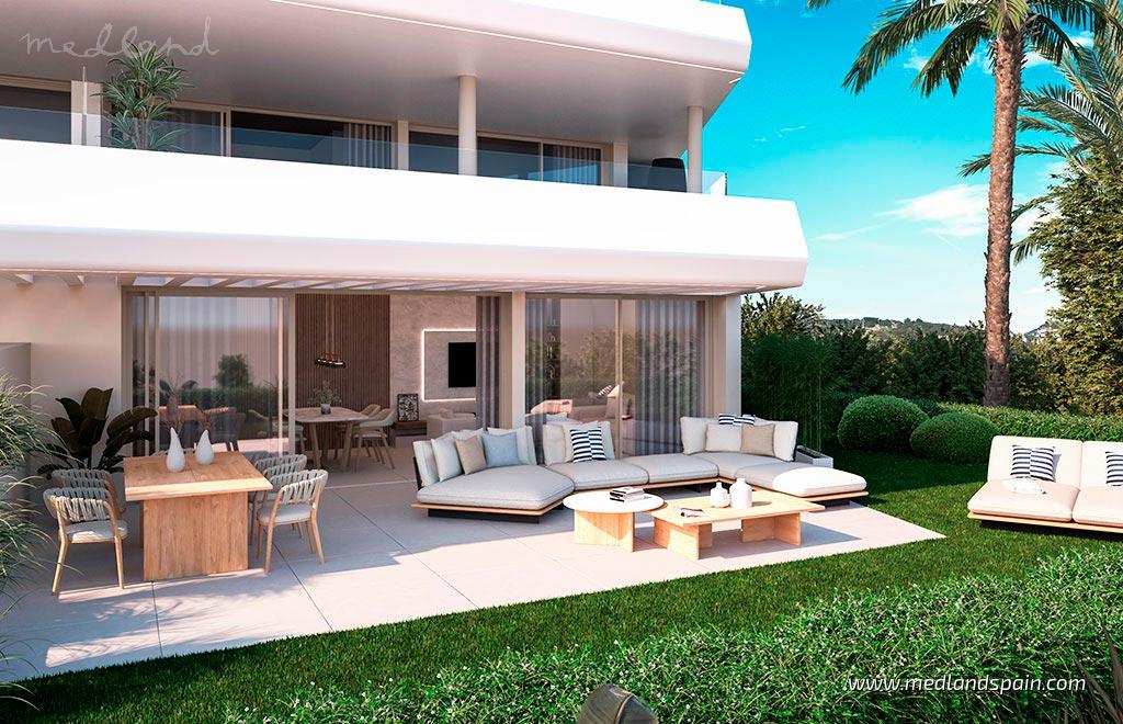 Appartamento a Casares, Malaga, Spagna 3 camere da letto, 153 mq. N° 105365