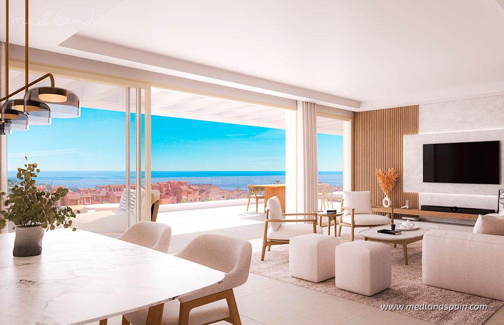 Appartamento a Casares, Malaga, Spagna 3 camere da letto, 153 mq. N° 105365