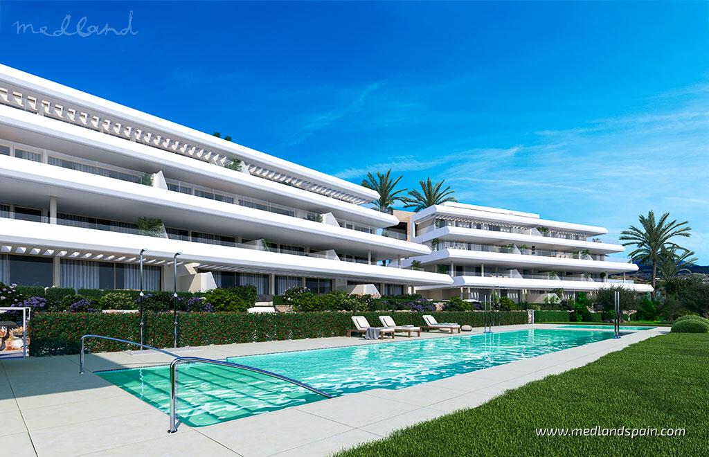 Appartamento a Casares, Malaga, Spagna 3 camere da letto, 153 mq. N° 105365