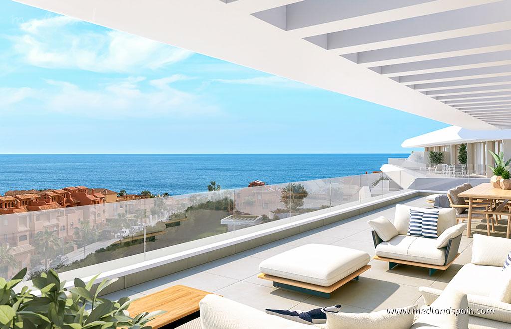 Appartamento a Casares, Malaga, Spagna 3 camere da letto, 153 mq. N° 105365