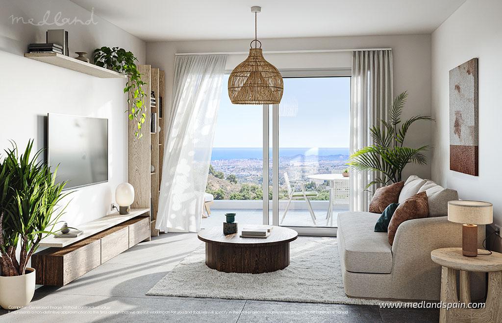 Lägenhet i Mijas Costa, Malaga, Spanien 3 sovrum, 100 kvm. Nr. 108893