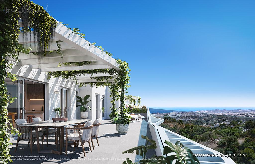 Lägenhet i Mijas Costa, Malaga, Spanien 3 sovrum, 100 kvm. Nr. 108893