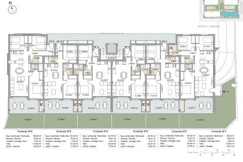 Apartamento en venta Pilar de la Horadada, Alicante, España 2 dormitorios, 63 m2 No. 114508 - foto 10
