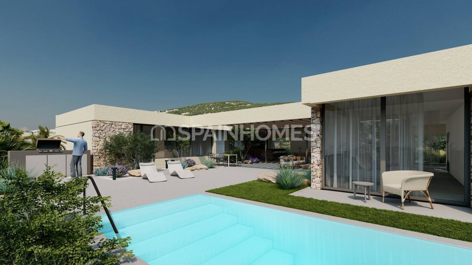 Villa a Murcia, Spagna 3 camere da letto, 282 mq. N° 49047