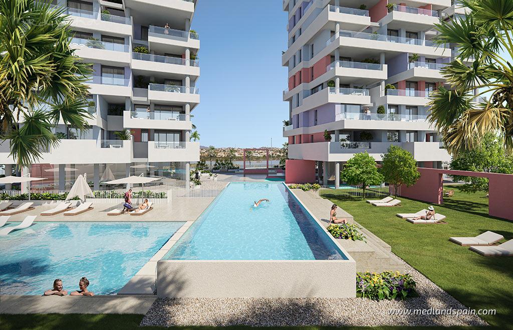 Wohnung in Calpe, Alicante, Spanien 3 Schlafzimmer, 109.17 m2 Nr. 108436