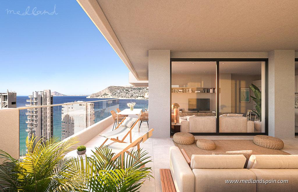 Wohnung in Calpe, Alicante, Spanien 3 Schlafzimmer, 109.17 m2 Nr. 108436