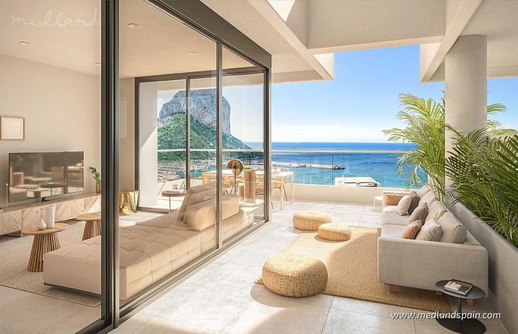Wohnung in Calpe, Alicante, Spanien 3 Schlafzimmer, 109.17 m2 Nr. 108436
