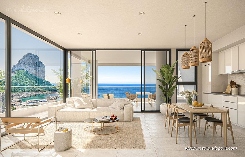 Wohnung in Calpe, Alicante, Spanien 3 Schlafzimmer, 109.17 m2 Nr. 108436
