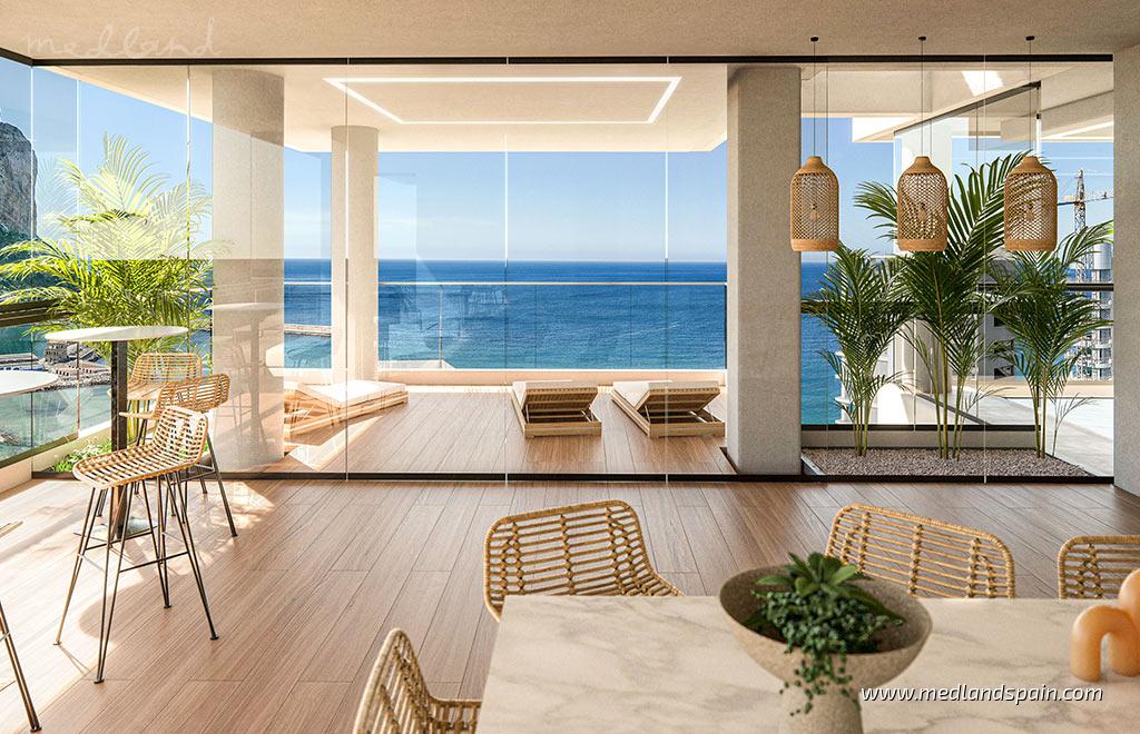 Wohnung in Calpe, Alicante, Spanien 3 Schlafzimmer, 109.17 m2 Nr. 108436