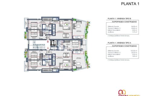 Penthouse à vendre à Cartagena, Murcia, Espagne, 2 chambres, 92 m2 No. 57918 - photo 19