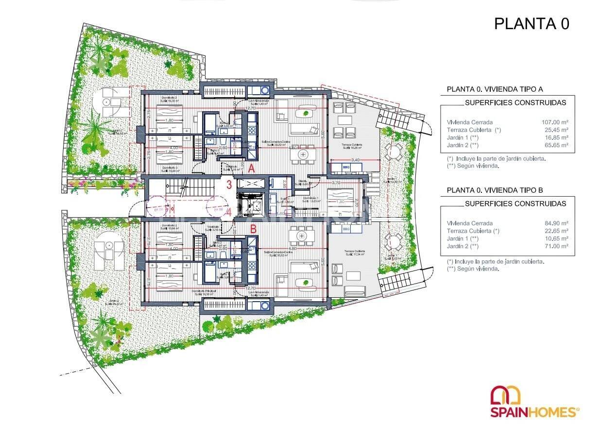 Apartment in Cartagena, Murcia, Spain 2 bedrooms, 96 sq.m. No. 57915