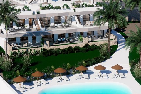 Bungalowi myytävänä Finestrat, Alicante, Espanja, 2 makuuhuonetta, 90 m2 No. 112355 - kuva 2