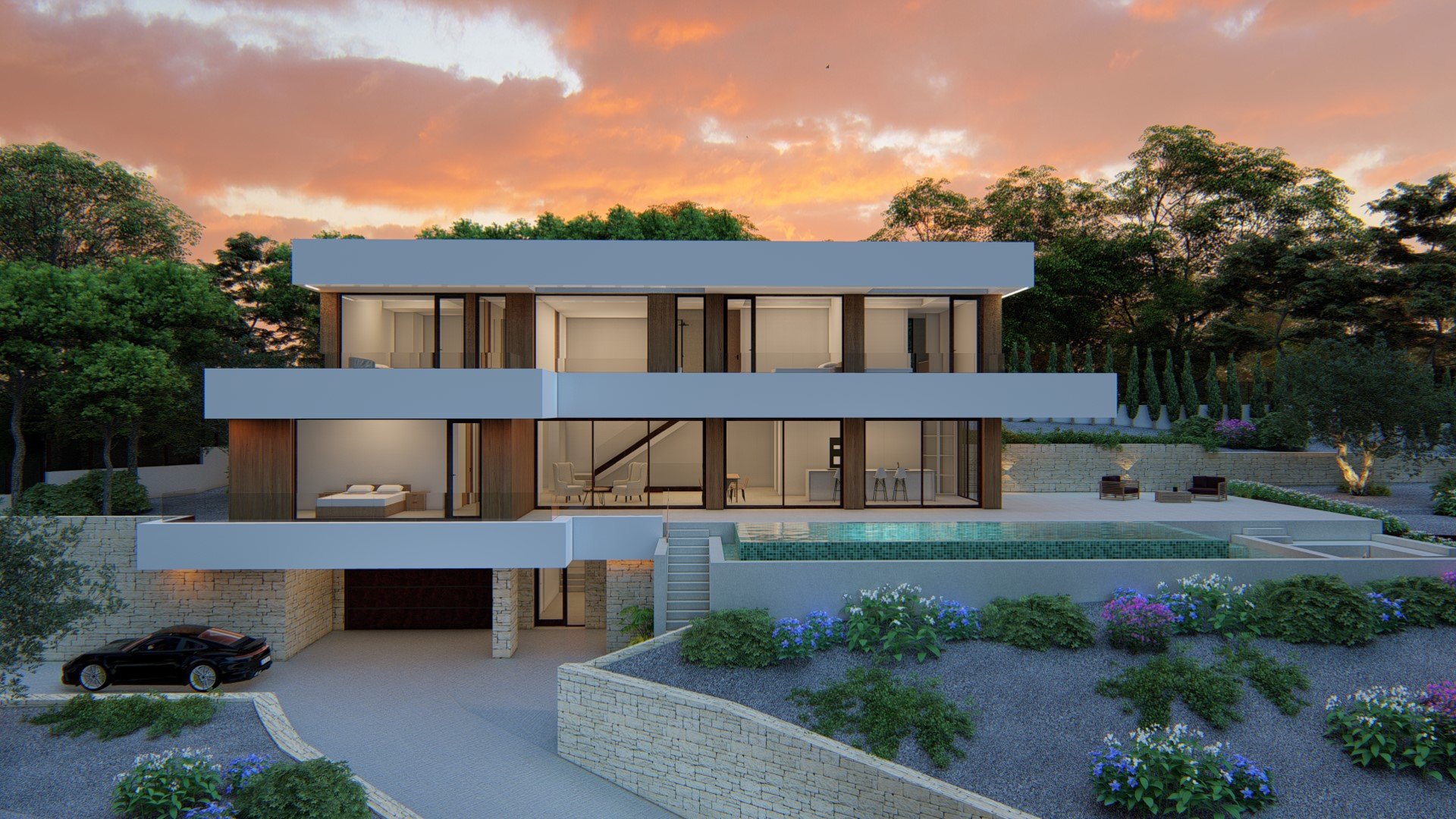 Villa en Altea, Alicante, España 4 dormitorios, 425 m2 No. 102044