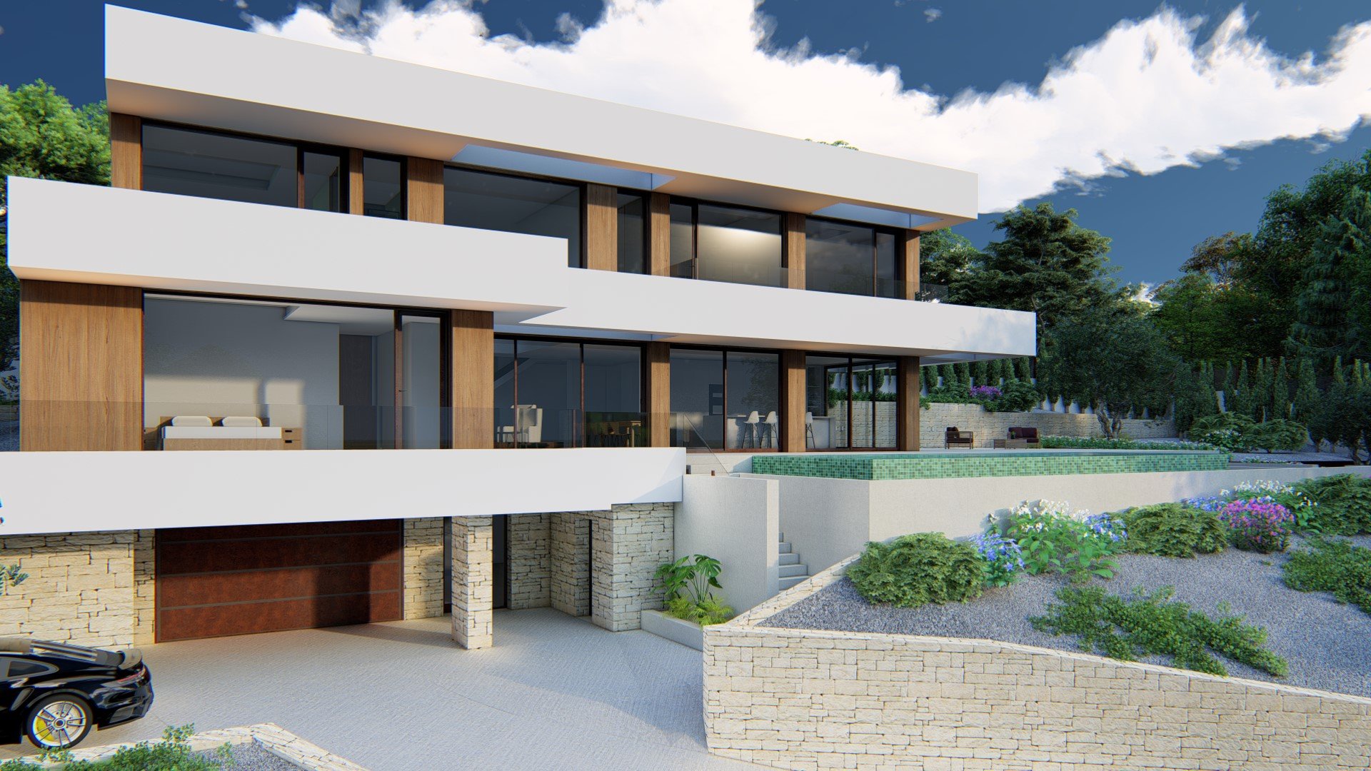 Villa en Altea, Alicante, España 4 dormitorios, 425 m2 No. 102044