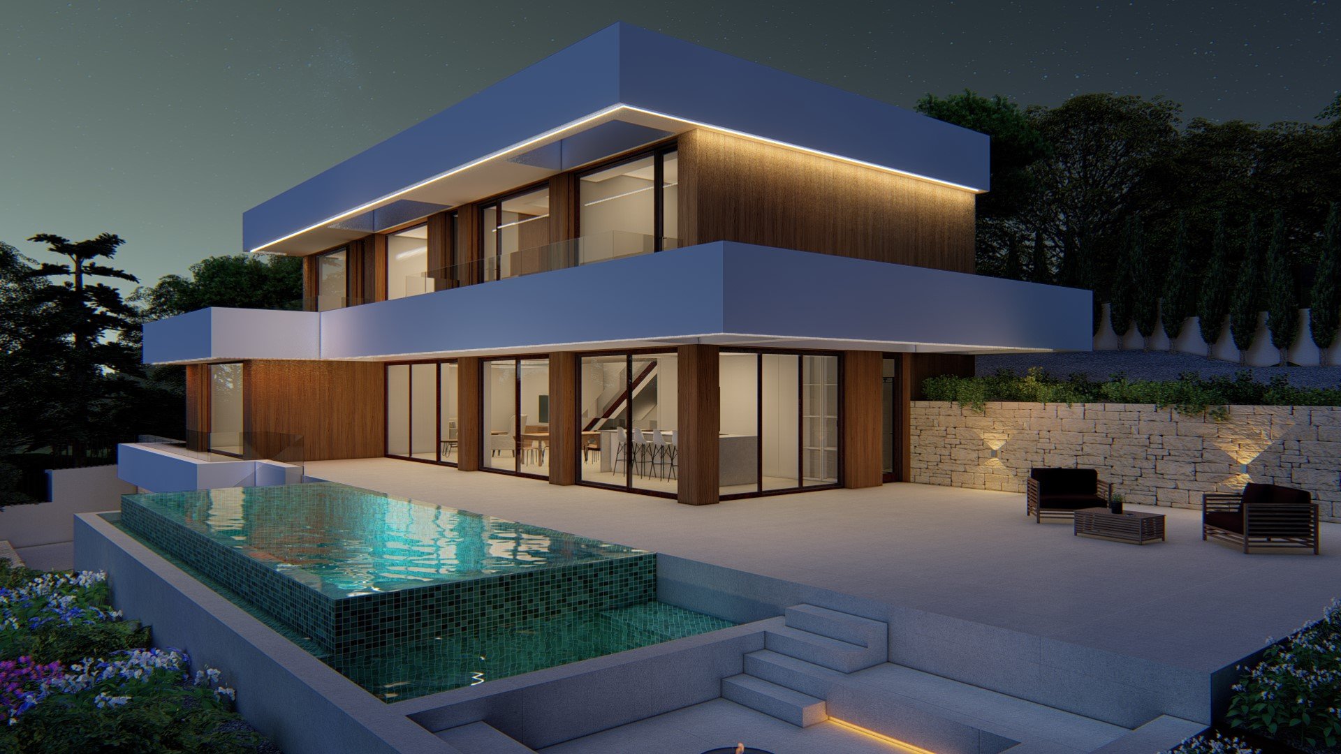 Villa en Altea, Alicante, España 4 dormitorios, 425 m2 No. 102044
