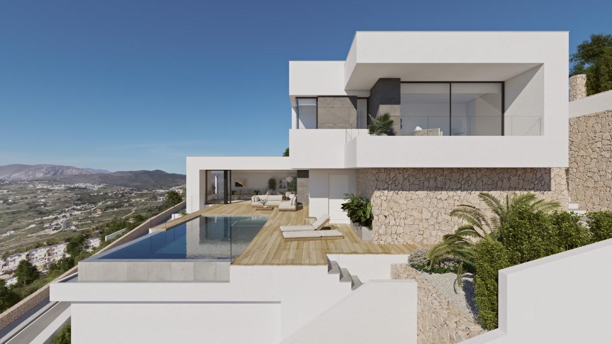 Villa a Cumbre Del Sol, Alicante, Spagna 3 camere da letto, 349 mq. N° 100512