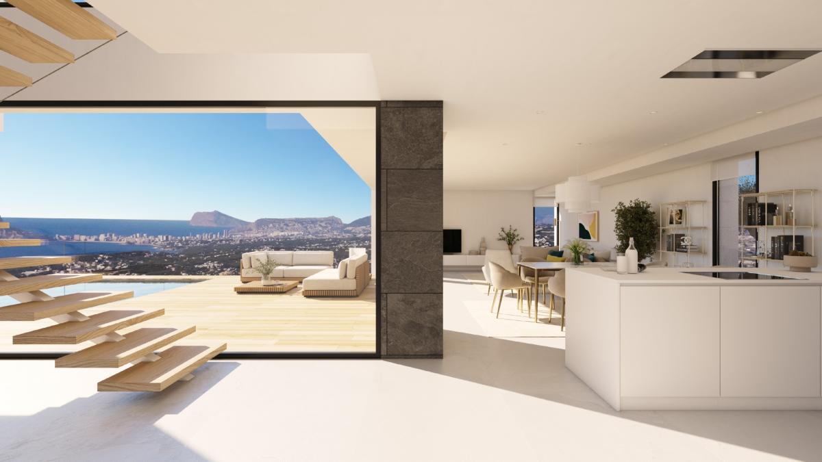 Villa a Cumbre Del Sol, Alicante, Spagna 3 camere da letto, 349 mq. N° 100512