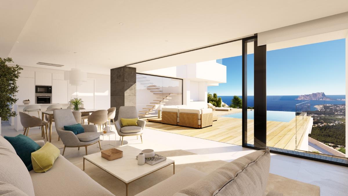 Villa a Cumbre Del Sol, Alicante, Spagna 3 camere da letto, 349 mq. N° 100512