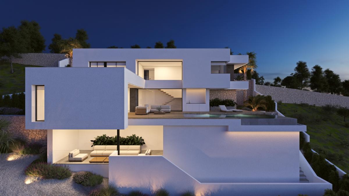 Villa a Cumbre Del Sol, Alicante, Spagna 3 camere da letto, 349 mq. N° 100512