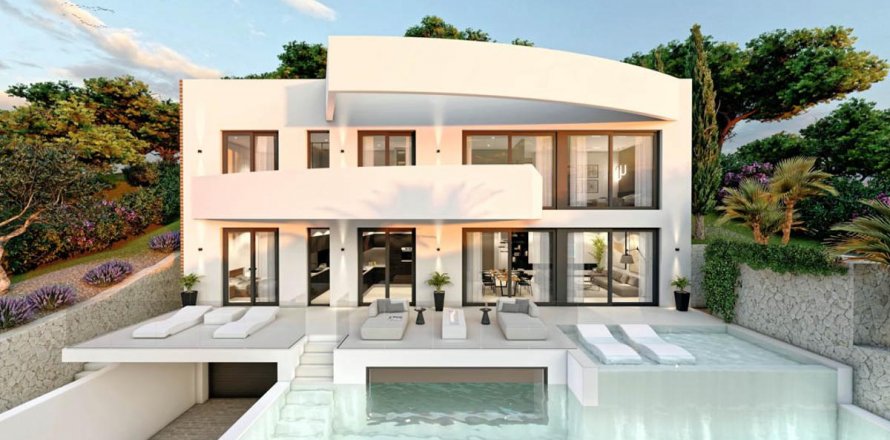 Villa Altea, Alicante, Spanien 4 sovrum, 540 kvm. Nr. 84268