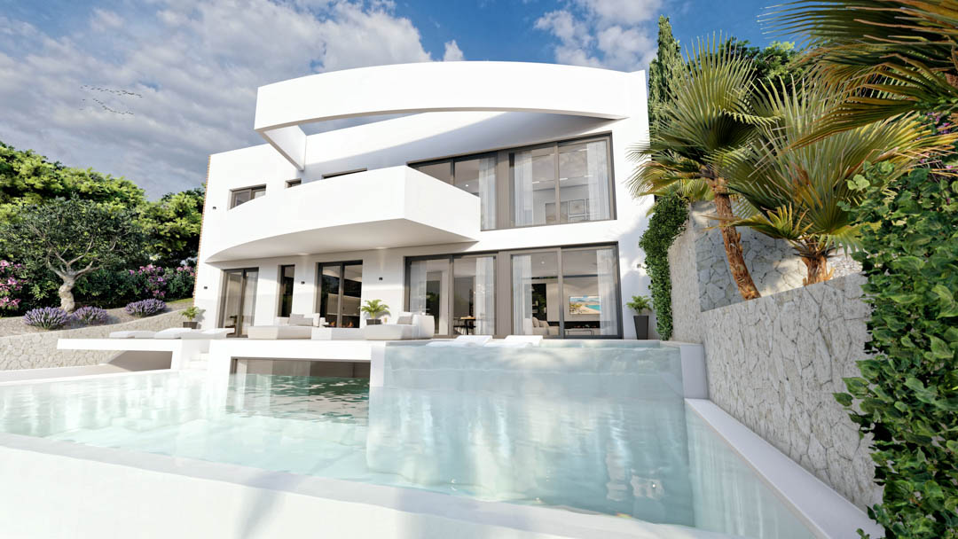 Villa in Altea, Alicante, Spain 4 bedrooms, 540 sq.m. No. 84268