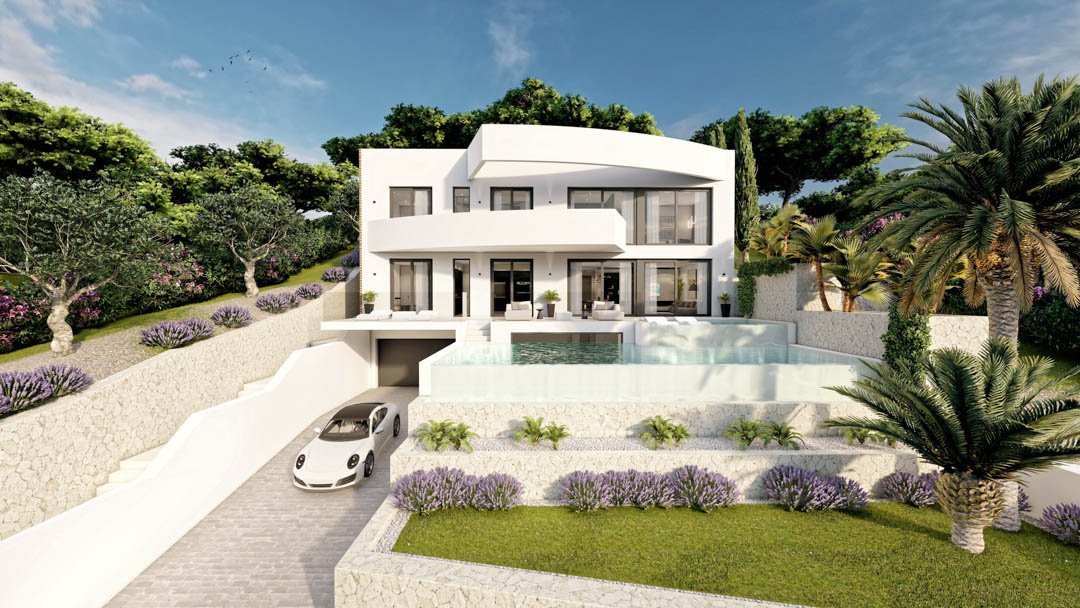 Villa in Altea, Alicante, Spain 4 bedrooms, 540 sq.m. No. 84268