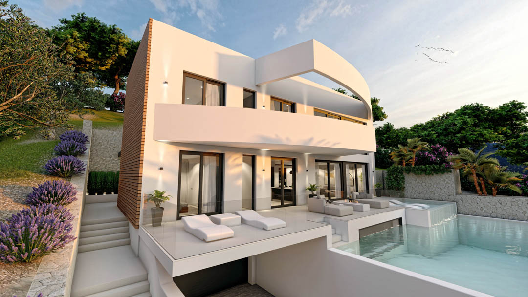 Villa in Altea, Alicante, Spain 4 bedrooms, 540 sq.m. No. 84268