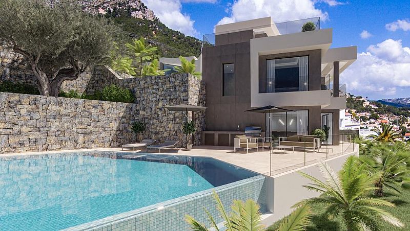 Villa en Calpe, Alicante, España 4 dormitorios, 410 m2 No. 110736