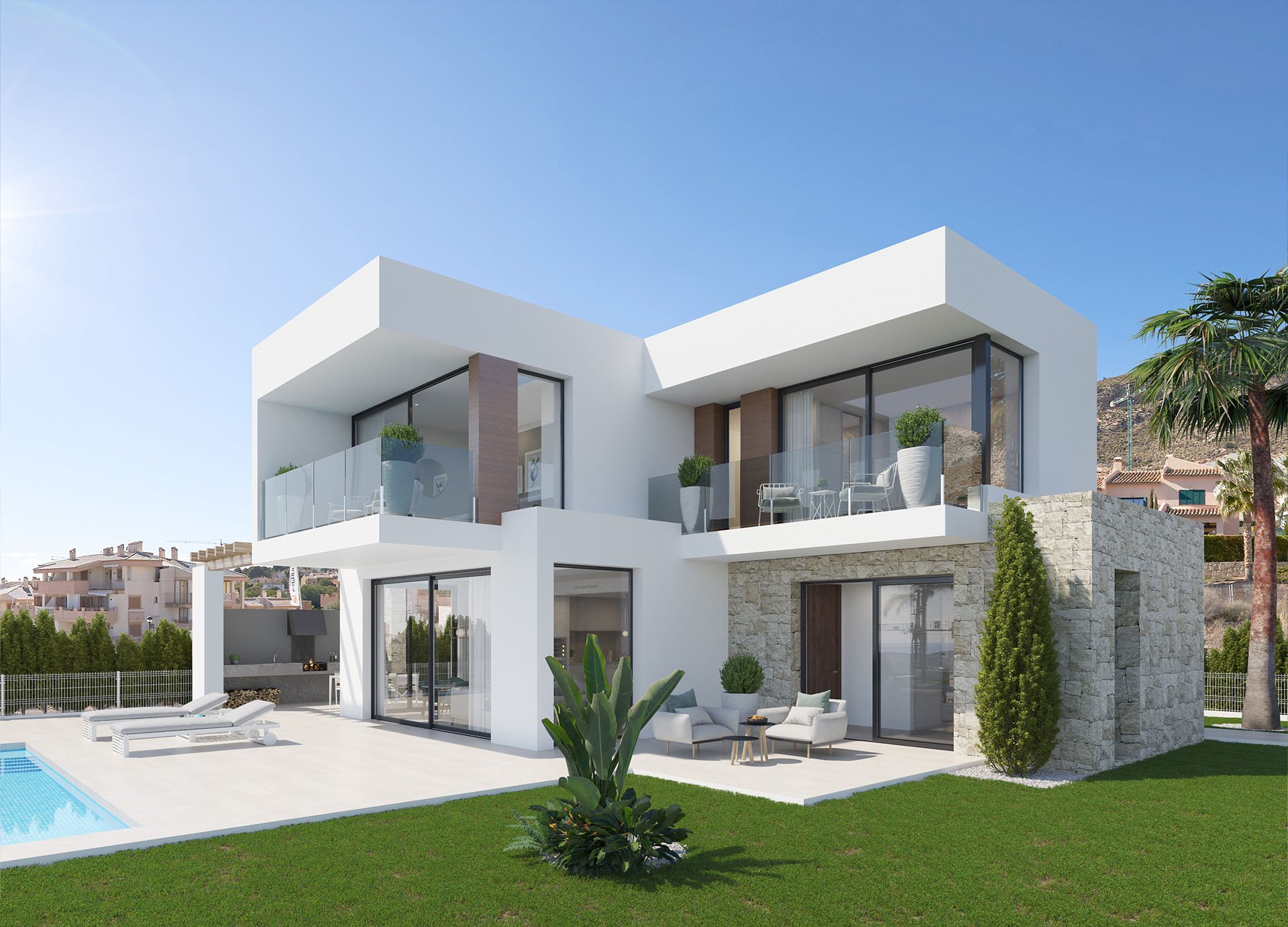 Villa en Finestrat, Alicante, España 3 dormitorios, 154 m2 No. 110737