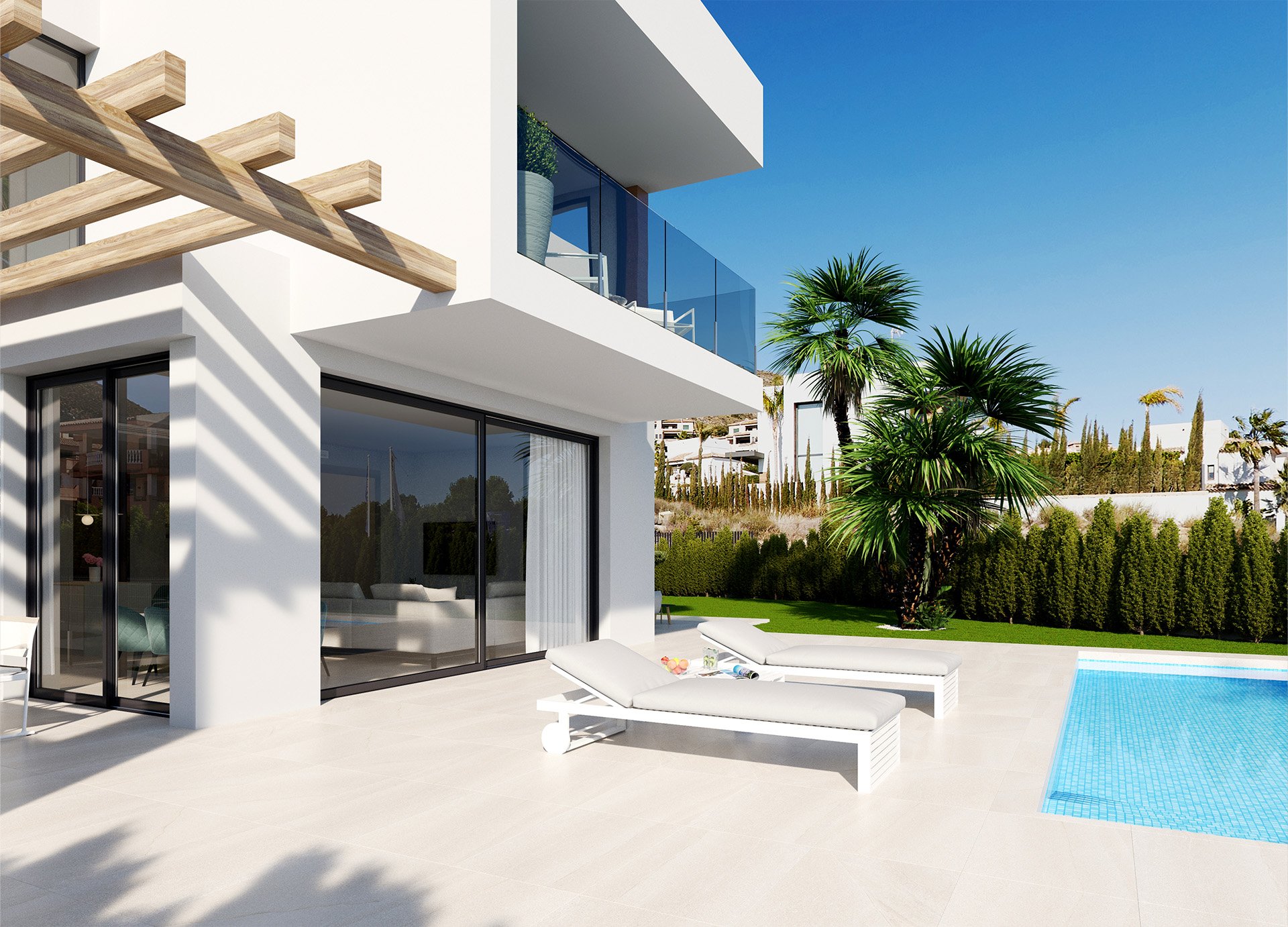 Villa en Finestrat, Alicante, España 3 dormitorios, 154 m2 No. 110737