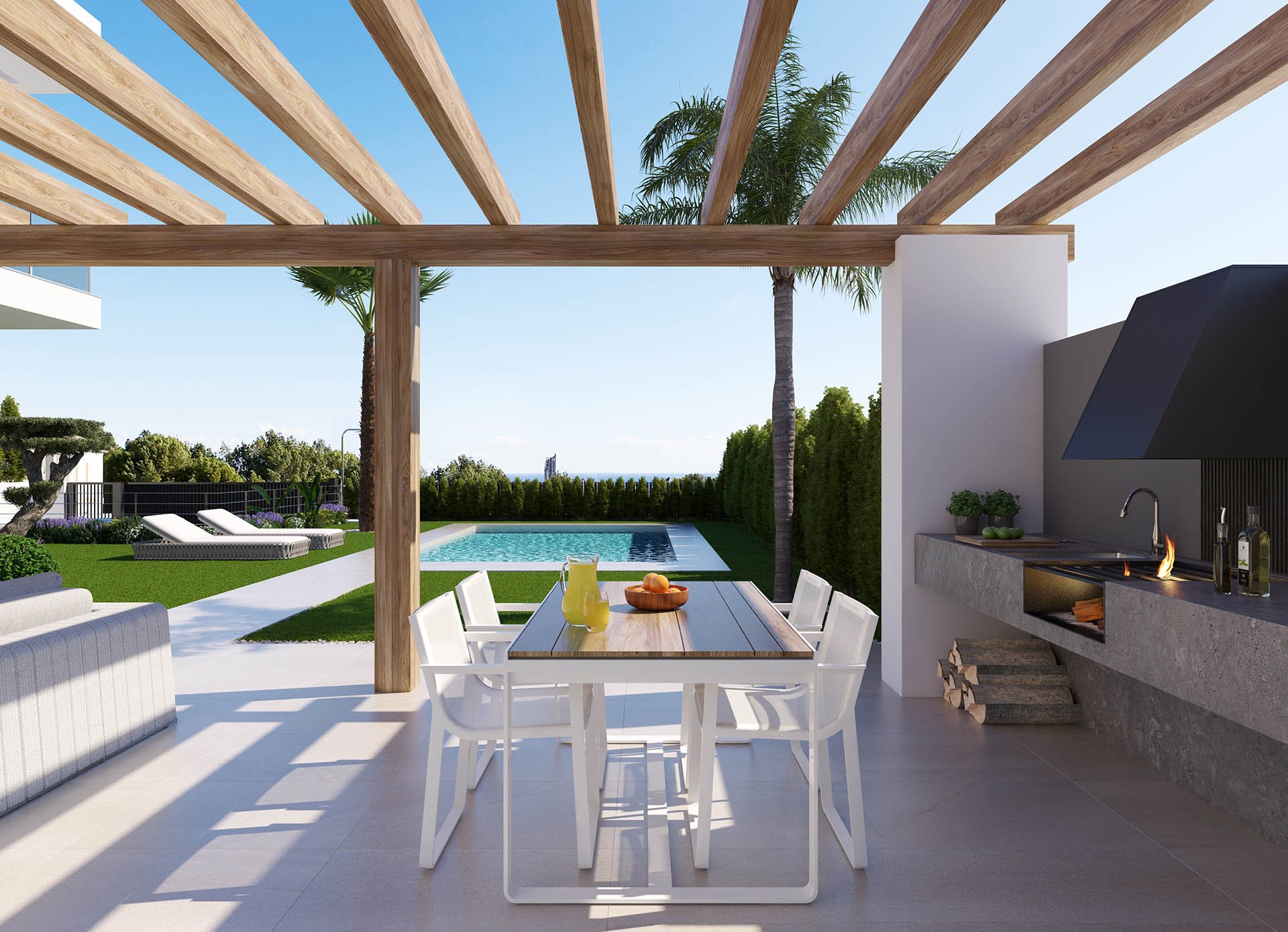 Villa en Finestrat, Alicante, España 3 dormitorios, 154 m2 No. 110737