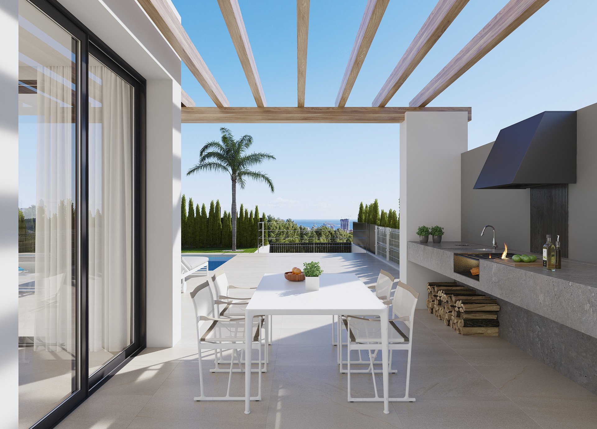 Villa en Finestrat, Alicante, España 3 dormitorios, 154 m2 No. 110737