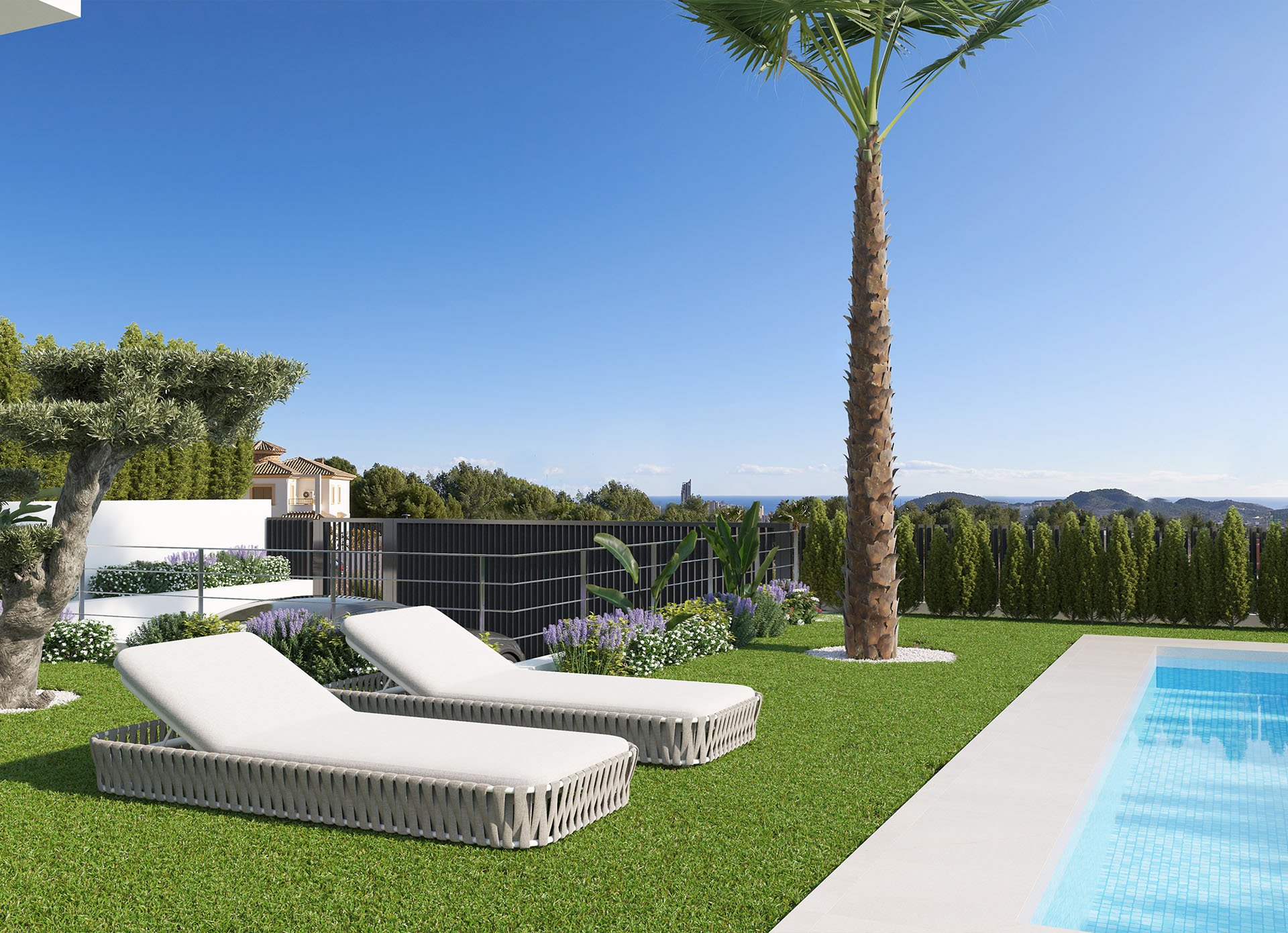 Villa en Finestrat, Alicante, España 3 dormitorios, 154 m2 No. 110737