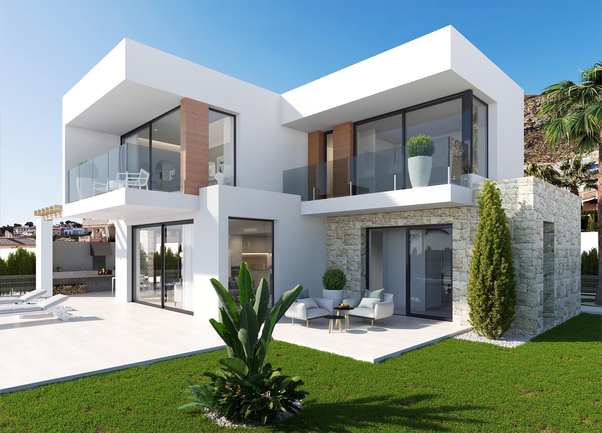 Villa en Finestrat, Alicante, España 3 dormitorios, 154 m2 No. 110737