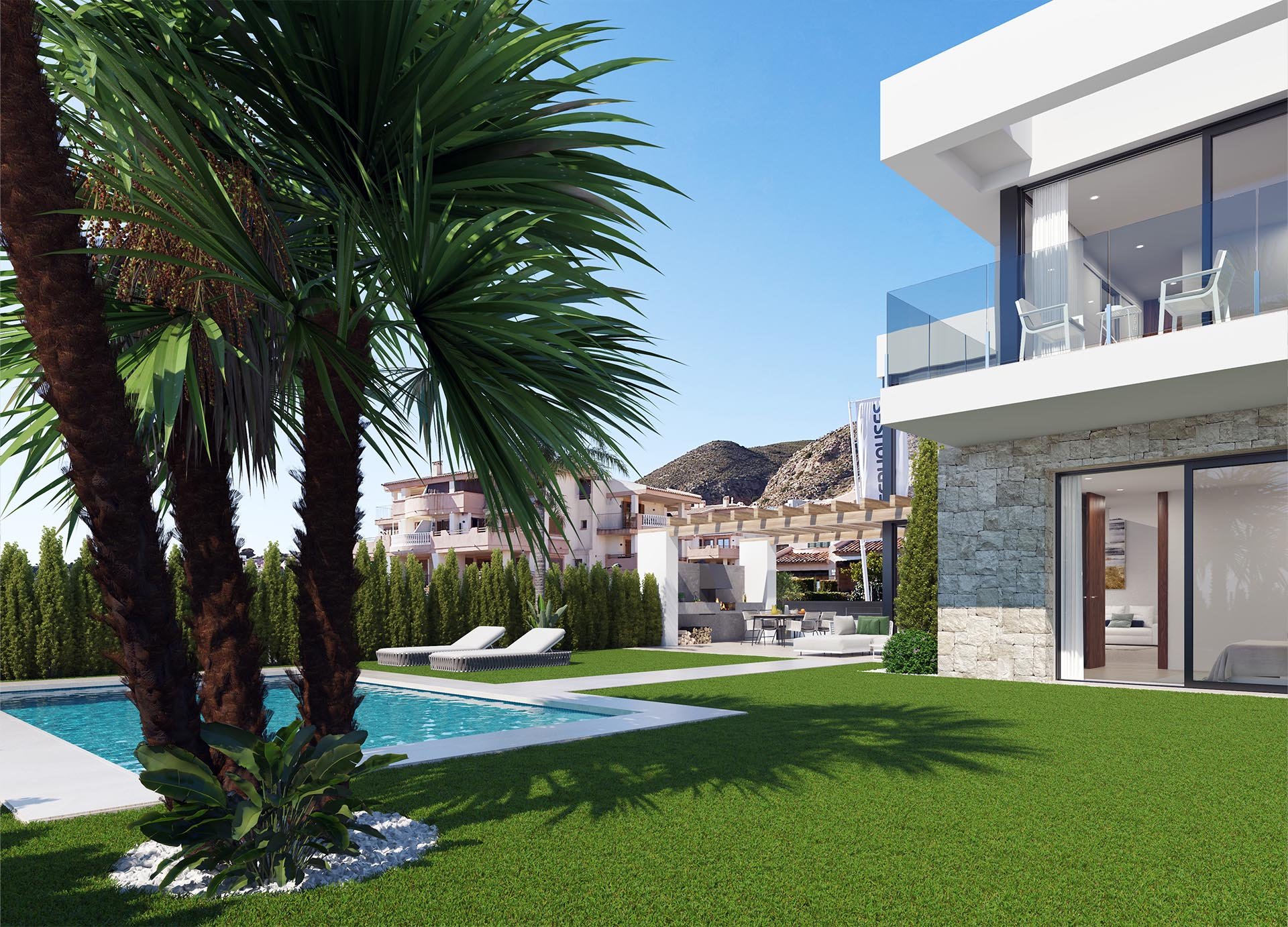 Villa en Finestrat, Alicante, España 3 dormitorios, 154 m2 No. 110737
