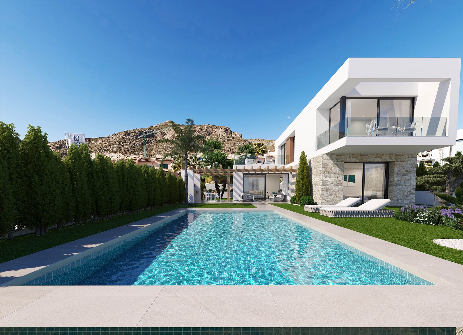 Villa en Finestrat, Alicante, España 3 dormitorios, 154 m2 No. 110737