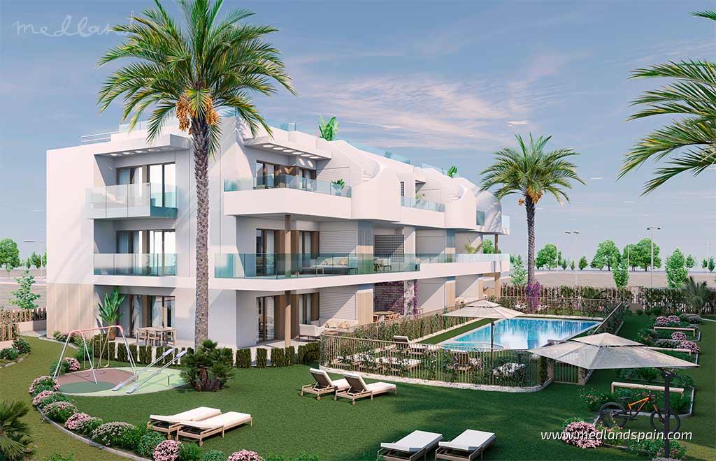 Apartamento en Pilar de la Horadada, Alicante, España 2 dormitorios, 63 m2 No. 108478