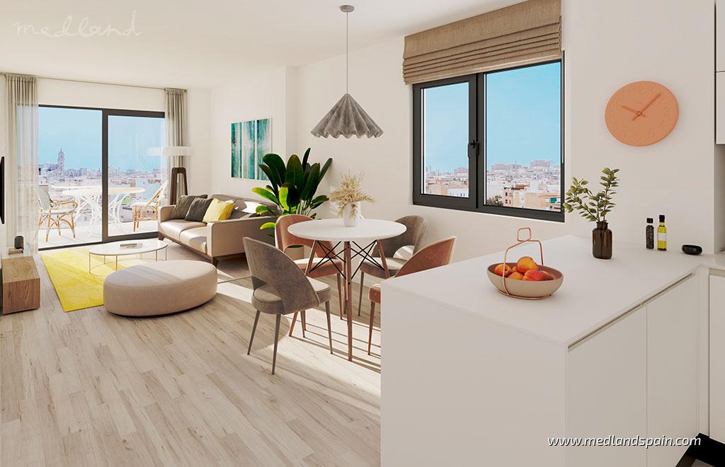 Квартира в Малага, Испания 2 спальни, 97м2 №108484