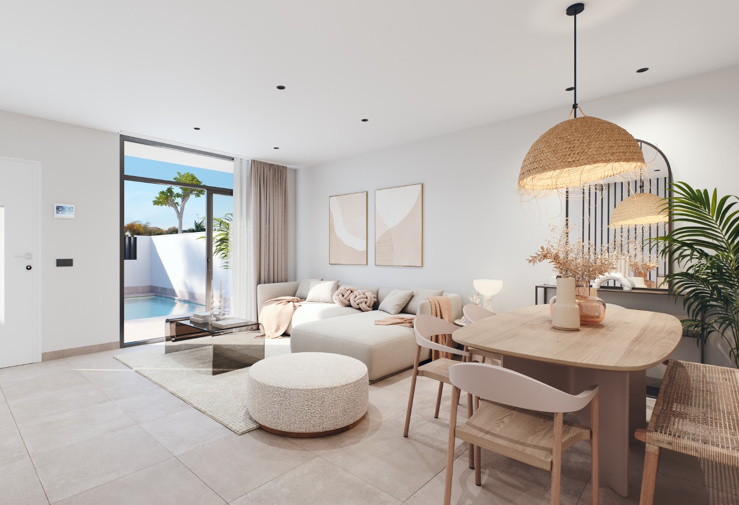 Villa en San Pedro del Pinatar, Murcia, España 3 dormitorios, 108 m2 No. 84327