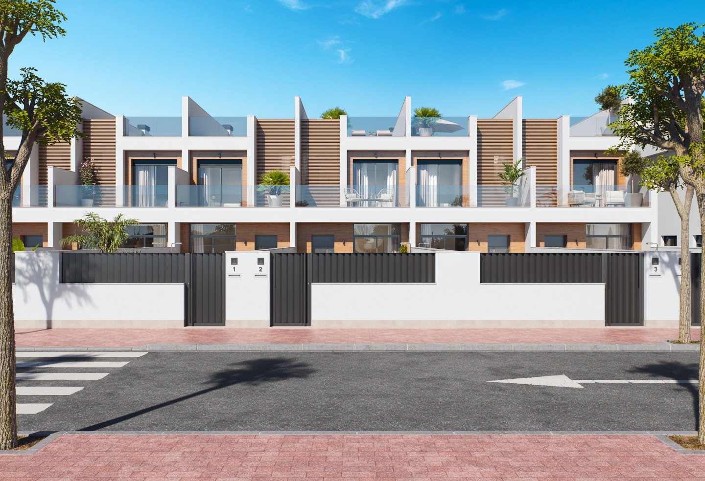 Villa en San Pedro del Pinatar, Murcia, España 3 dormitorios, 108 m2 No. 84327