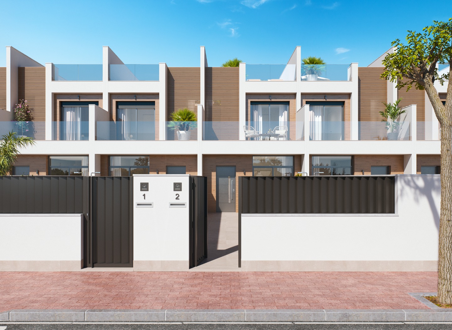 Villa en San Pedro del Pinatar, Murcia, España 3 dormitorios, 108 m2 No. 84327