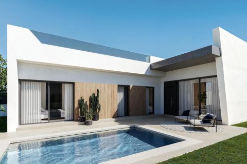 Продажа виллы в Сан-Мигель-де-Салинас, Аликанте, Испания 3 спальни, 107м2 №113084 - фото 1