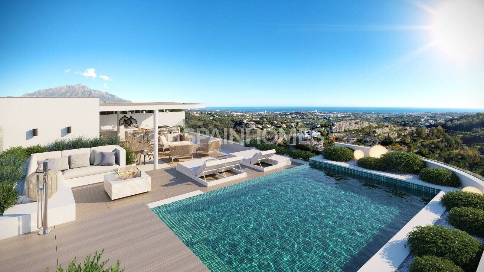 Penthäuser in Benahavis, Malaga, Spanien 3 Schlafzimmer, 215 m2 Nr. 48410