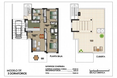 Huvila myytävänä San Miguel de Salinas, Alicante, Espanja, 3 makuuhuonetta, 144 m2 No. 114092 - kuva 18