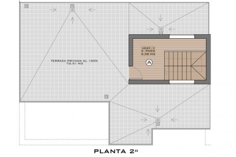 Продажа пентхауса Ориуэла, Аликанте, Испания 3 спальни, 160м2 №95114 - фото 11