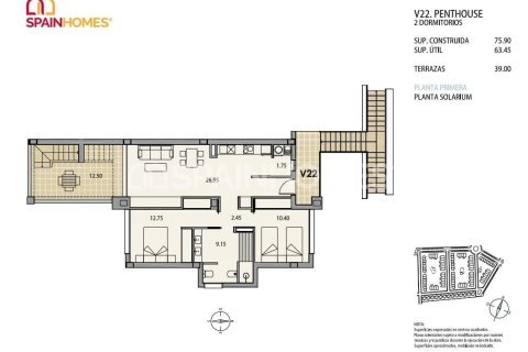 Lägenhet till salu i Cartagena, Murcia, Spanien 3 sovrum, 100 kvm. Nr. 52357 - foto 24