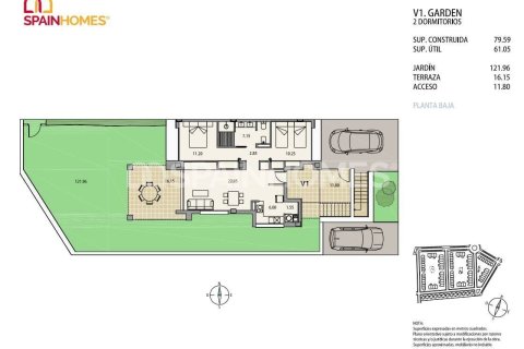 Lägenhet till salu i Cartagena, Murcia, Spanien 3 sovrum, 100 kvm. Nr. 52357 - foto 28